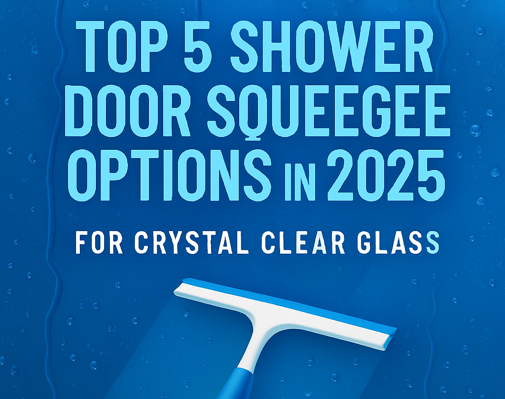 Five Best Selling Shower Door Squeegees in 2025 for Crystal Clear Glass